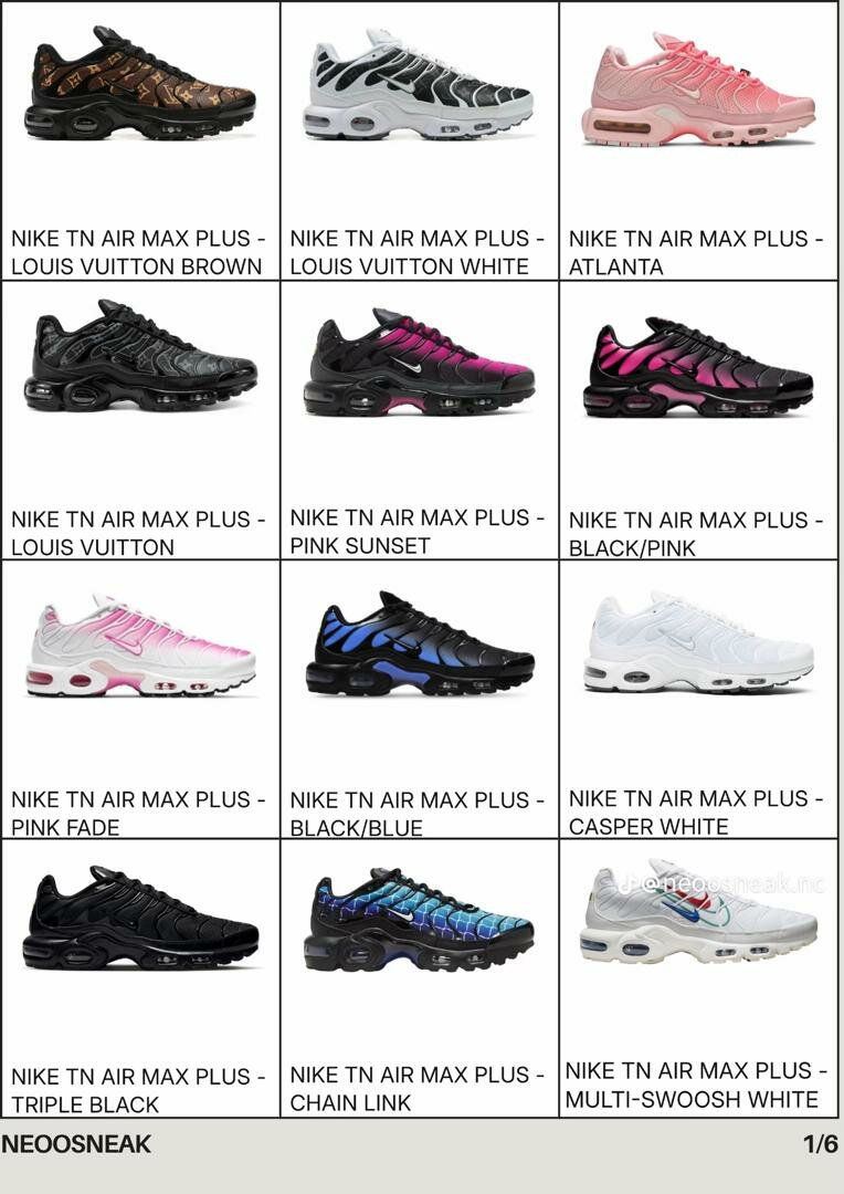 Baskets Nike TN Air Max Plus Blanches