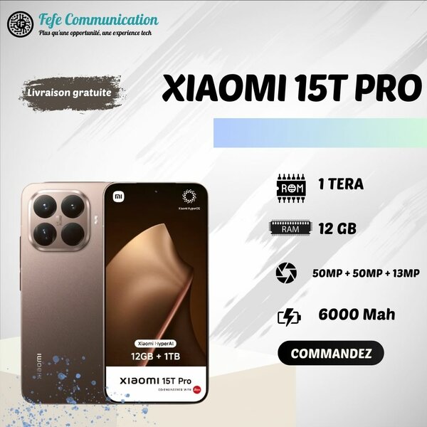 Xiaomi 15T Pro - 1 Tera - 12GB