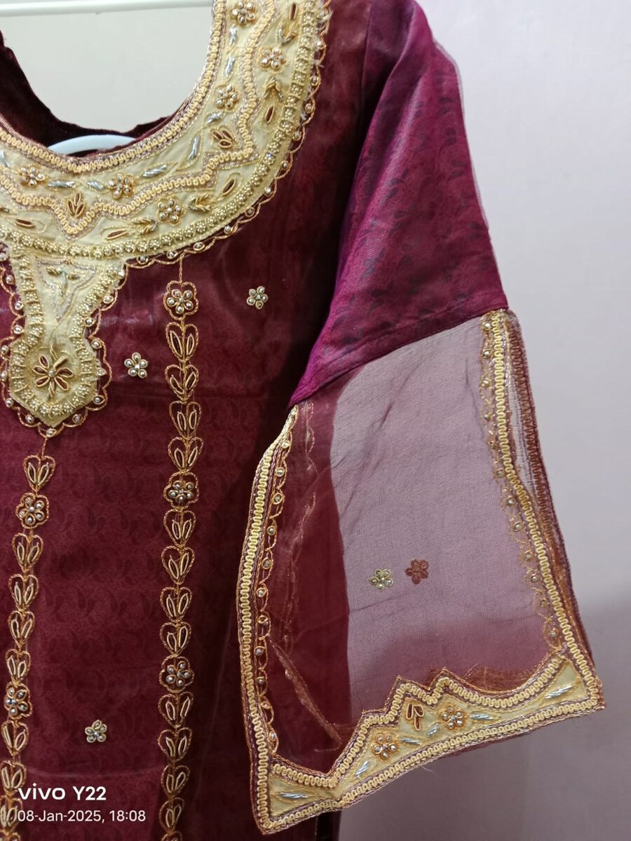 3 Pcs Bridal Fancy Suite  original Orgenza