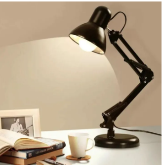 Adjustable Study Lamp - Aesthetic Table Desk Lamp - Flexible Adjustable Swing Arm