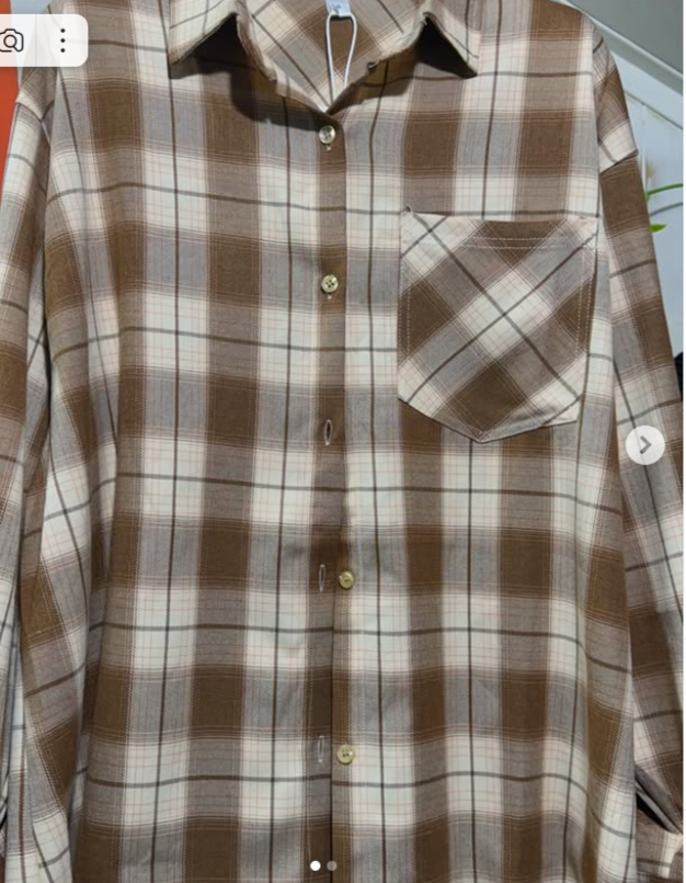 Рубашка женская, клечатый