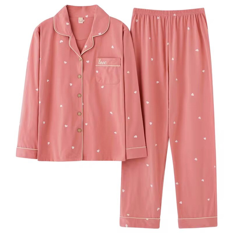 Pyjama en satin rose femmes