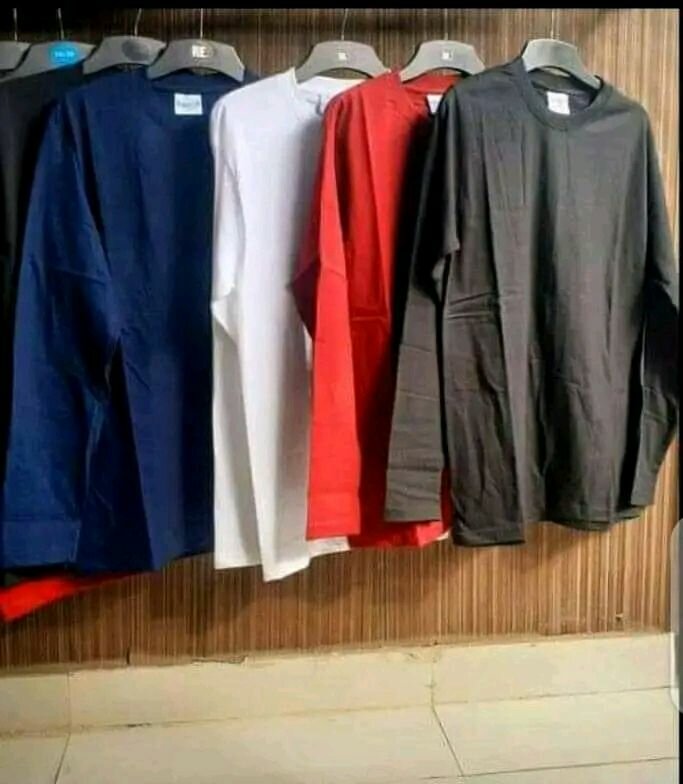 Long sleeve plain
