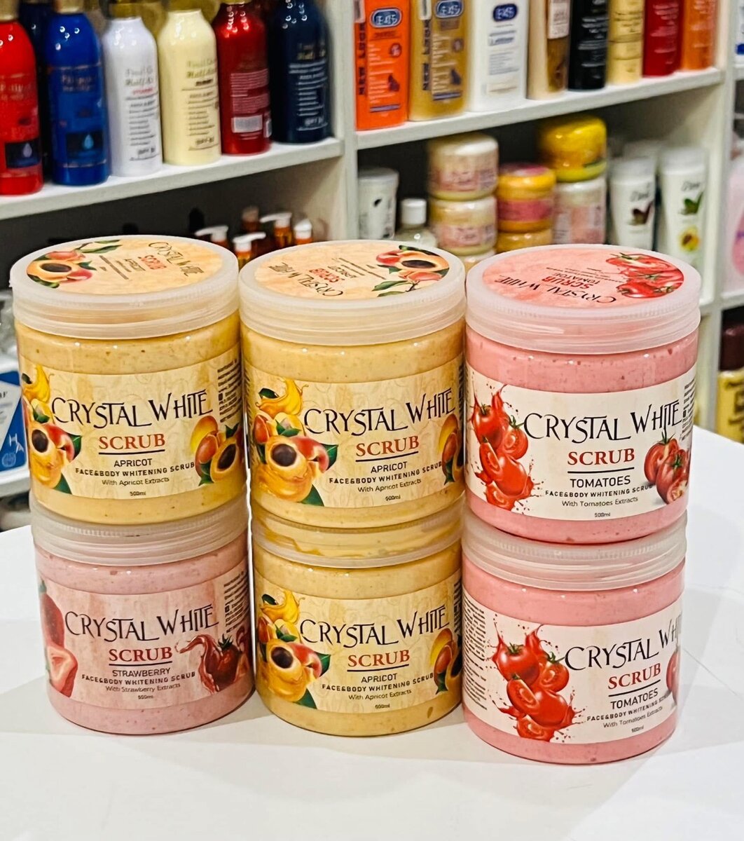 Crystal white scrub