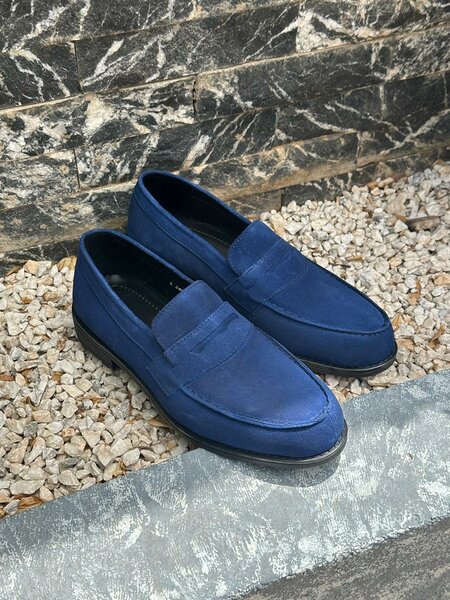 Chaussure WESTON bleu homme