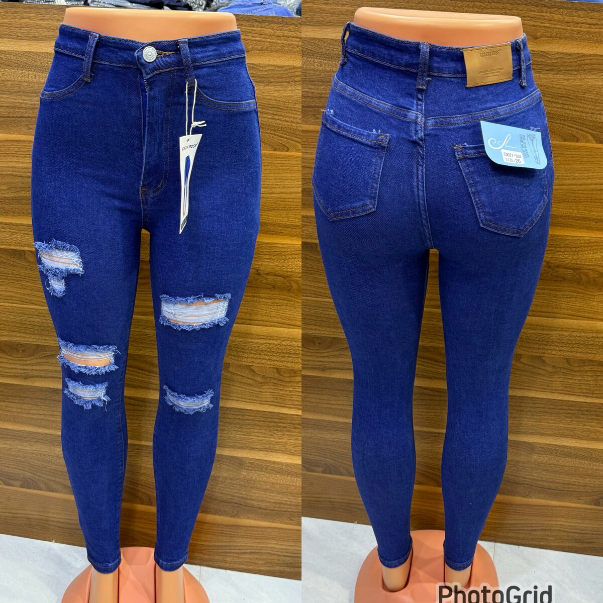 Jeans skinny déchirés