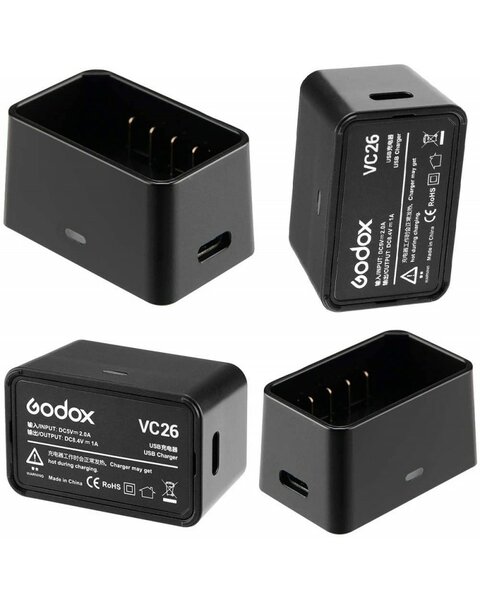 Chargeur Godox V1, V860iii etc