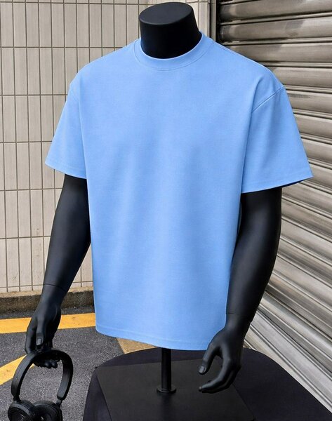 T-shirt uni pour hommes