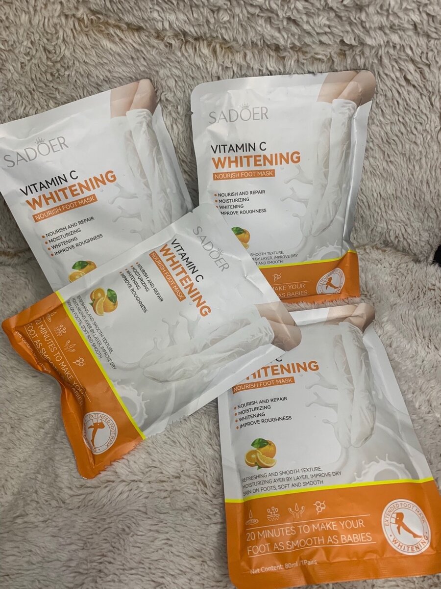 Whitening foot mask (vitamin c)