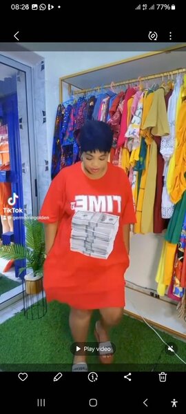 Ladies boller dress available