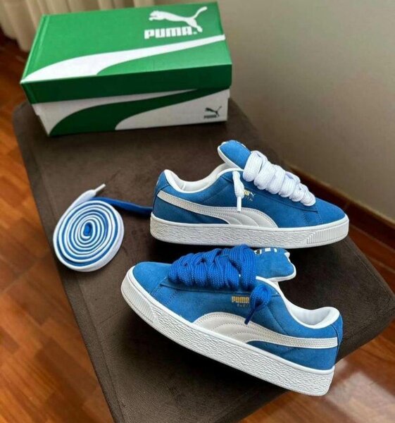 Baskets Puma Suede bleu