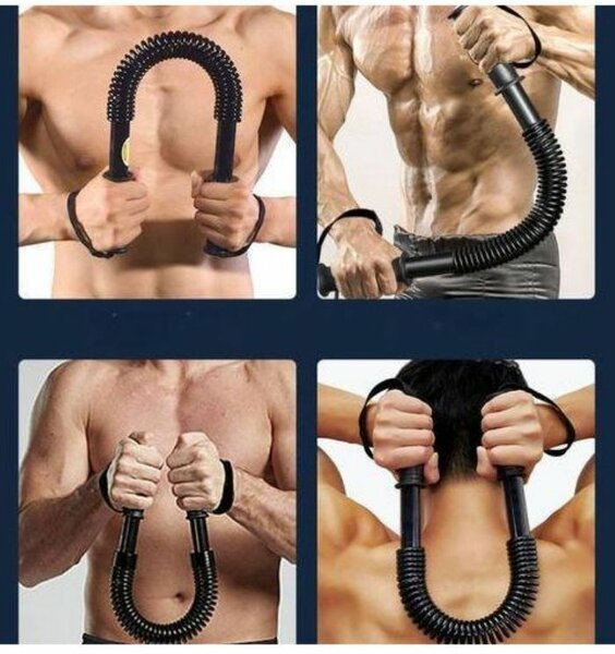 Barre de musculation à ressort