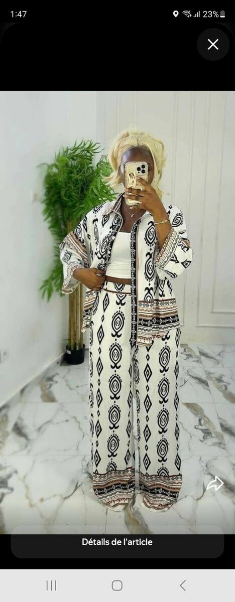 Ensemble complet Zara lin cass