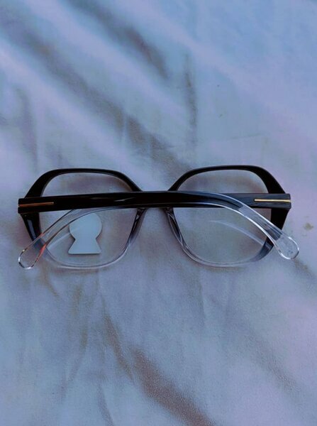 Lunettes femme rondes noir/gris