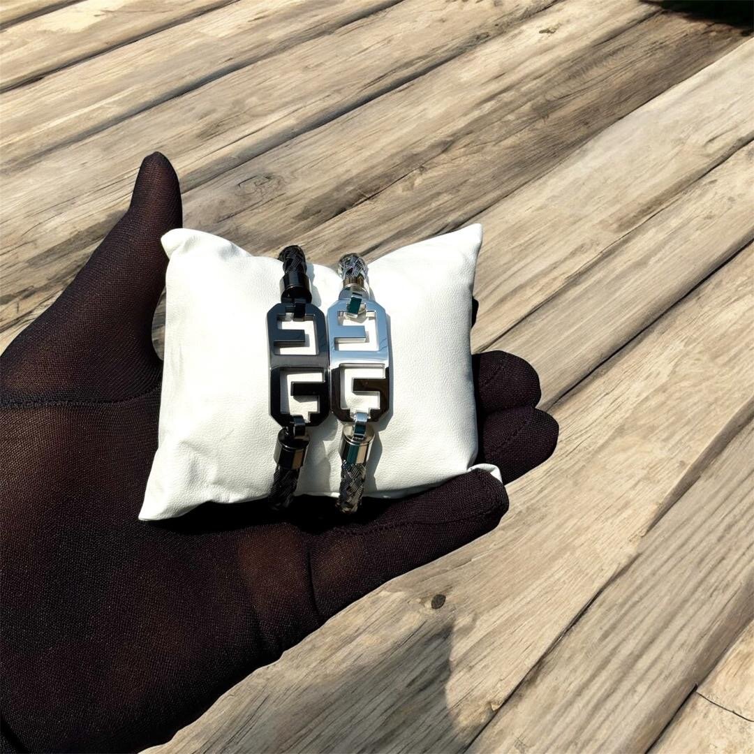 Bracelets en métal pour homme et femme