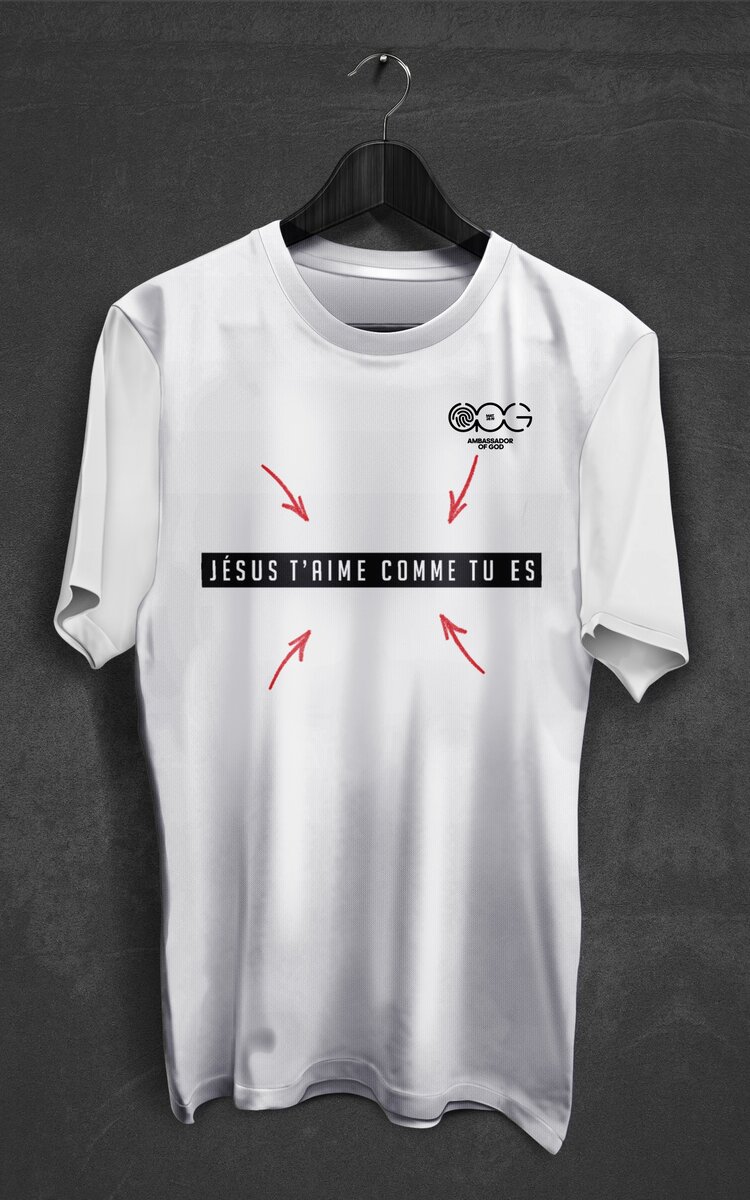 T-shirt message chrétien