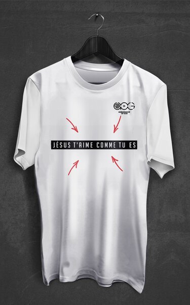 T-shirt message chrétien