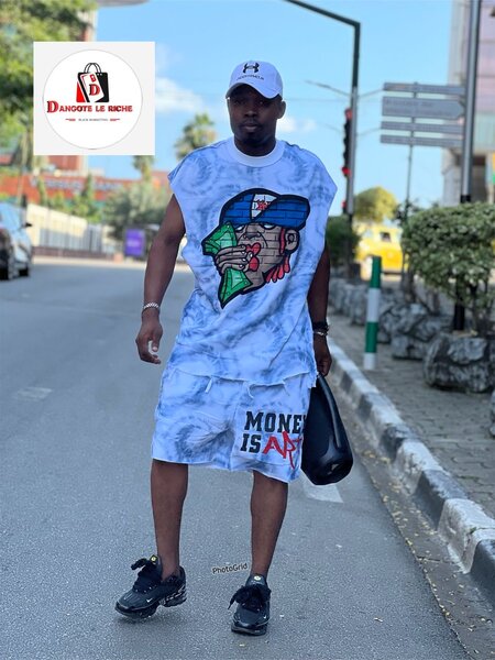 T-shirt ample imprimé artistique