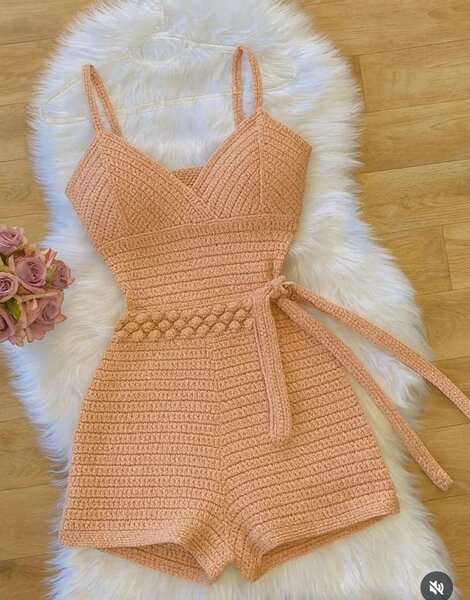 Ensemble crochet femme été