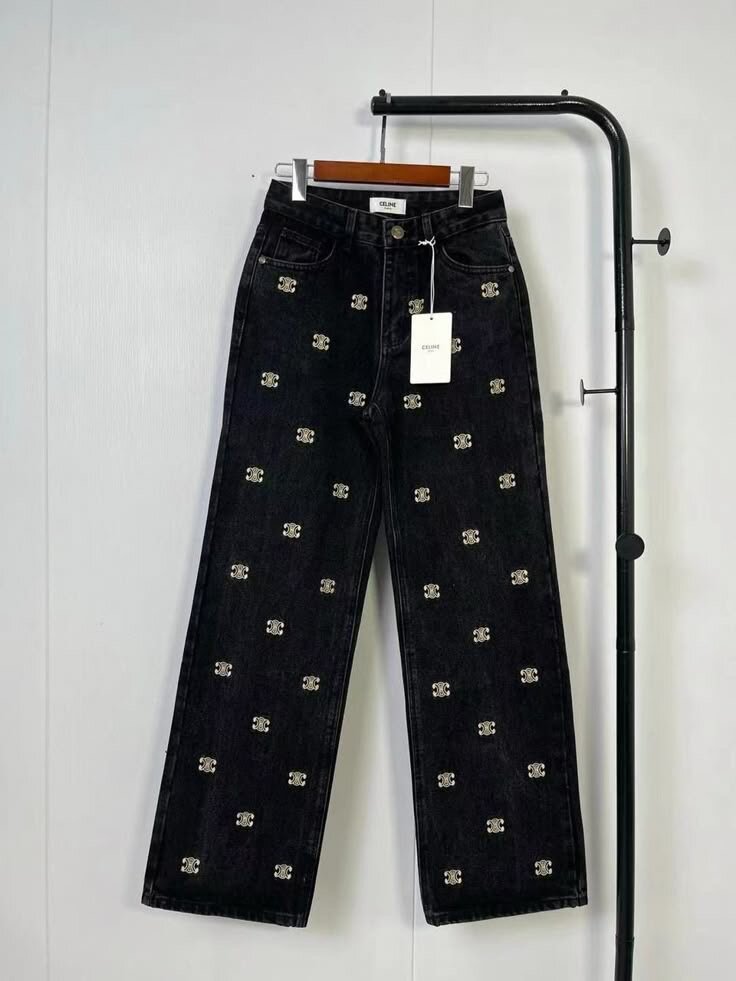 Jeans imprimé tendance femme