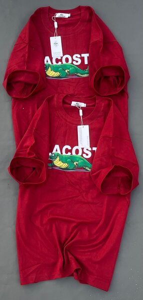 T-shirt rouge imprimé mode