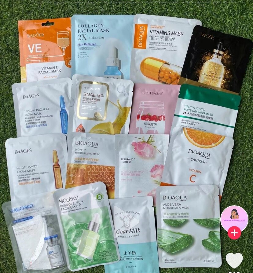Face mask sheets