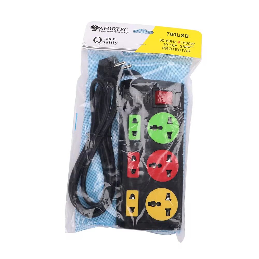 Multiprise avec USB et interrupteur