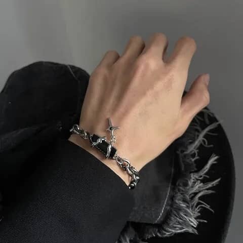 Bracelet chaîne élégant homme