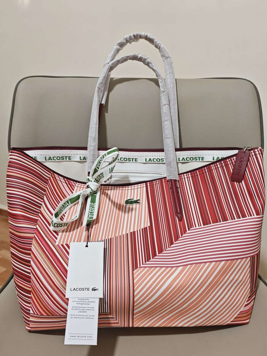 Sac cabas imprimé Lacoste