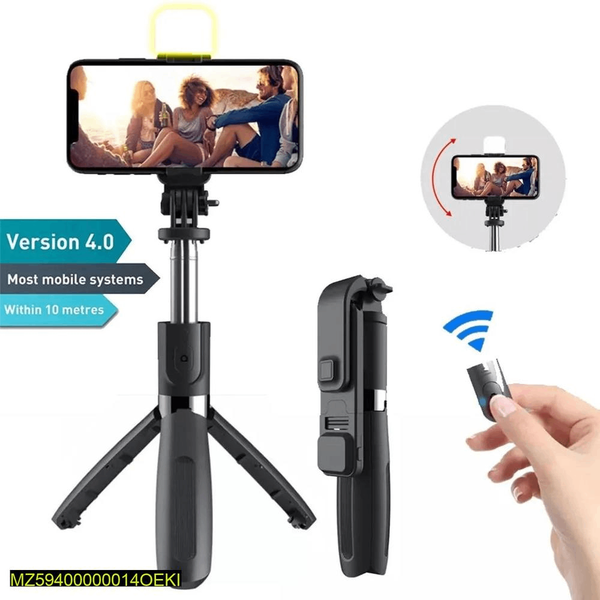 4 in 1 selfie stick tripod