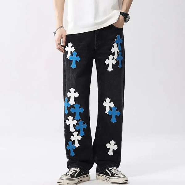 Jeans originaux imprimés unisexes