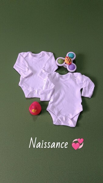 Body bébé coton doux