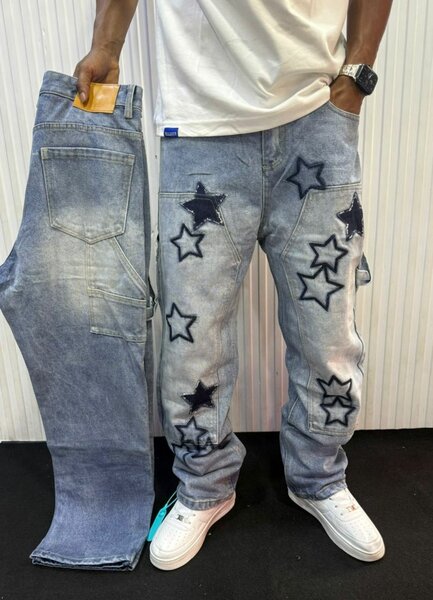 Jeans homme modernes avec motifs