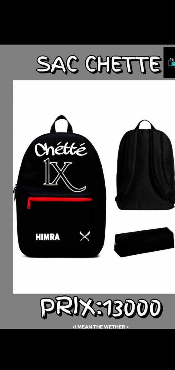 Sac à dos Chétté tendance