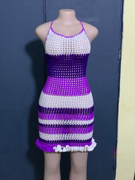 Robe crochet élégante