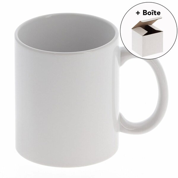 Tasses blanches sublimables