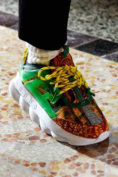 Baskets colorées tendance