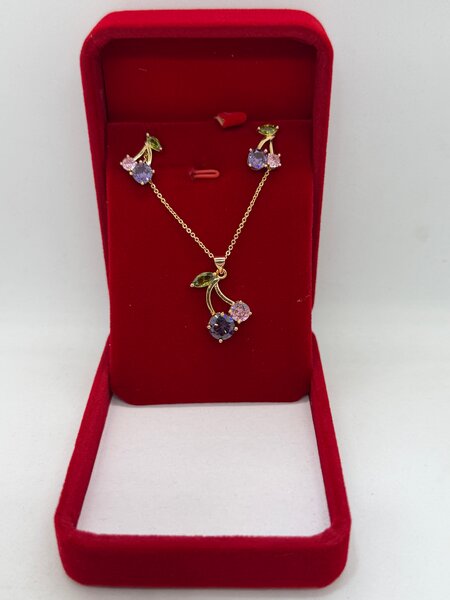 Parure Bijoux Fleur Élégante