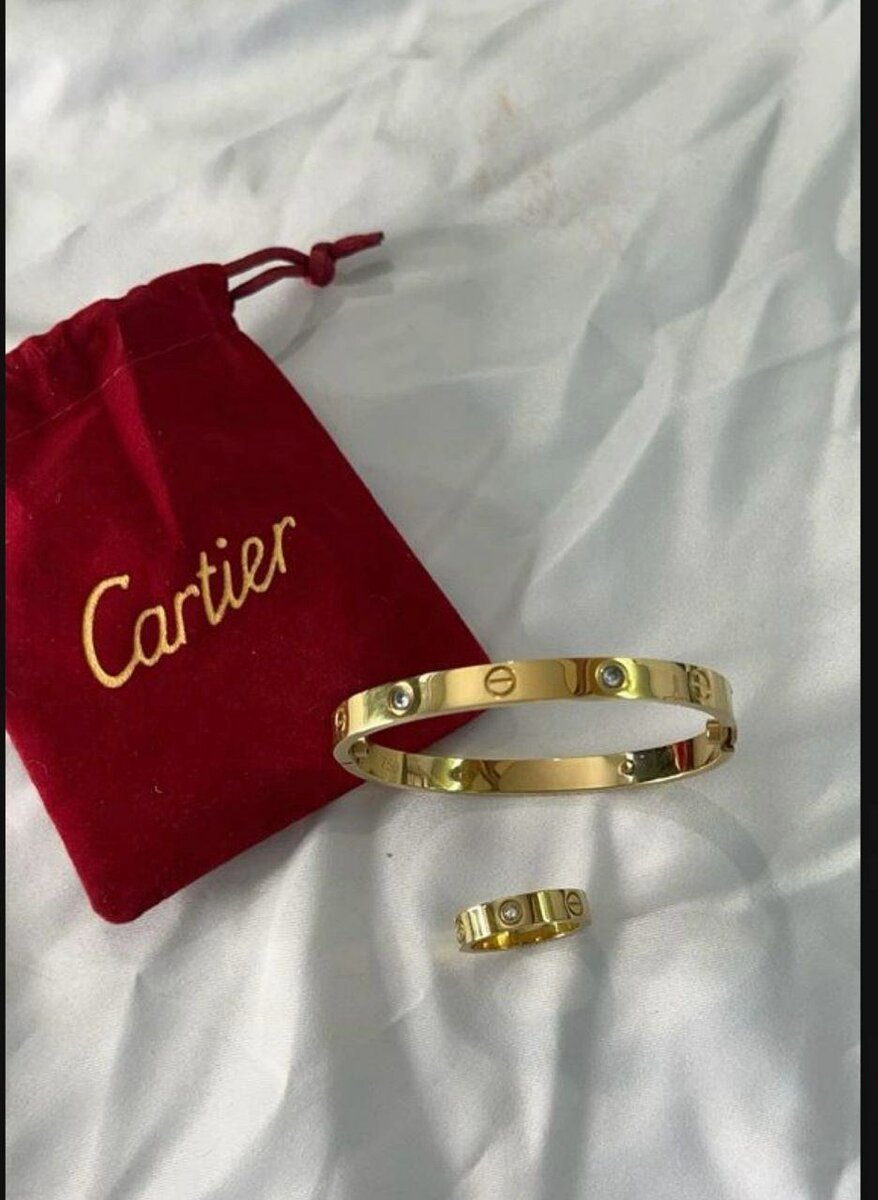 Catier bangle and ring