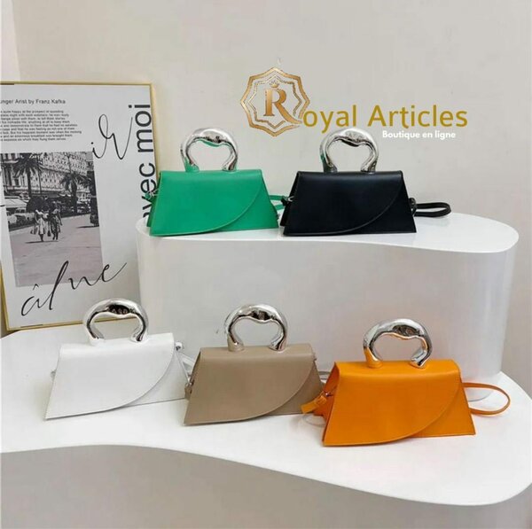 Sac manches argenté
