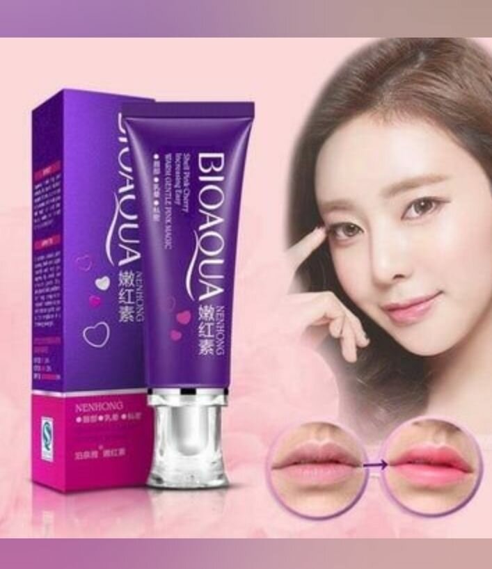 Bio Aqua Warm Gentle Pink Cream Tint For Lips Cheeks 30gm