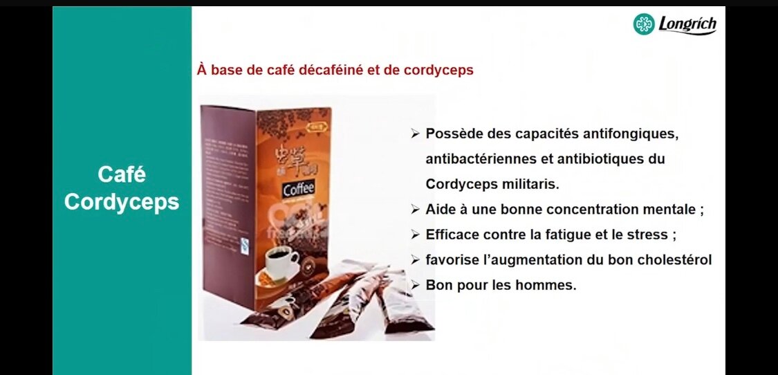 Café Cordyceps Décaféiné
