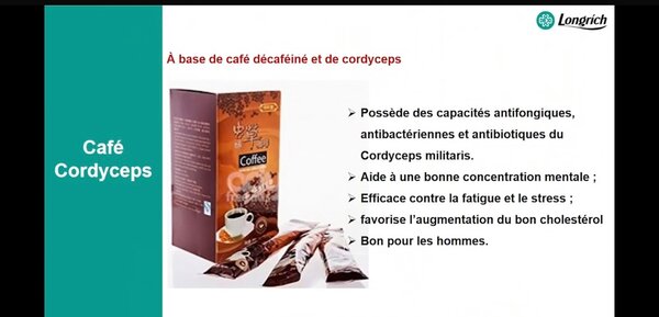 Café Cordyceps Décaféiné
