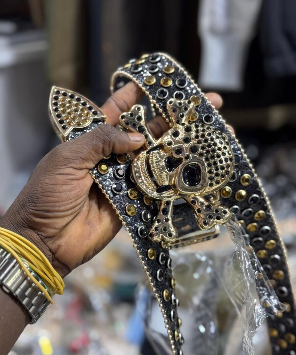 Ceinture strass flamboyante