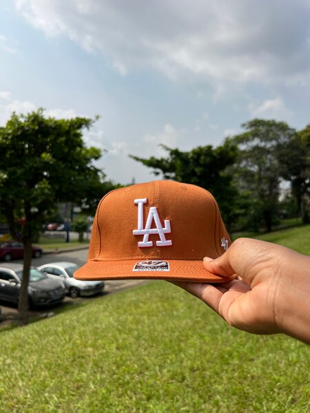Casquette Snapback LA Marron