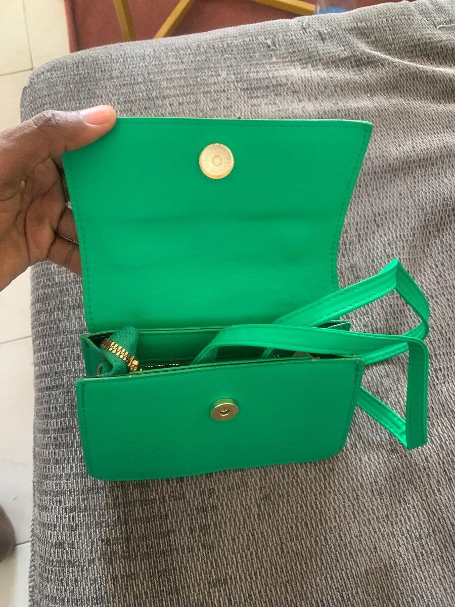 Sac bandoulière vert élégant