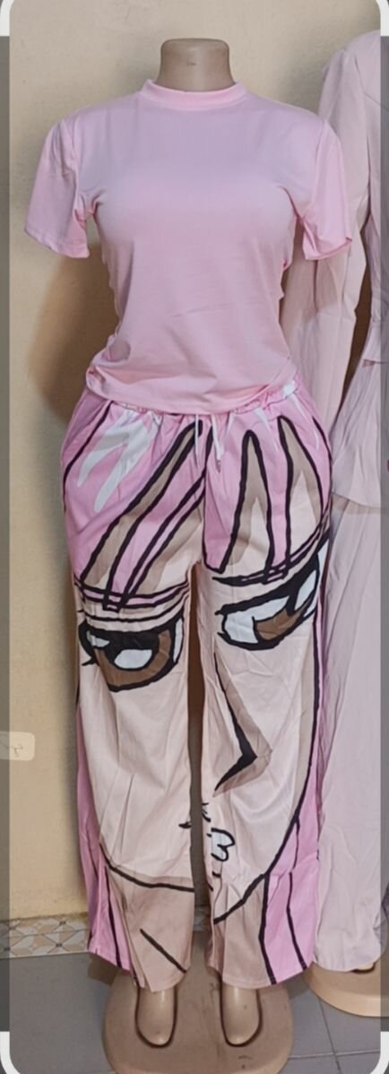 Tenue Décontractée Rose Unique