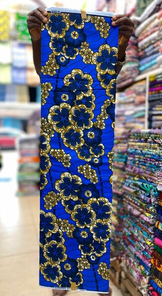 Tissu Wax Africain Coloré