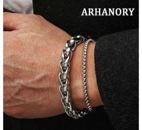 Bracelet en acier élégant