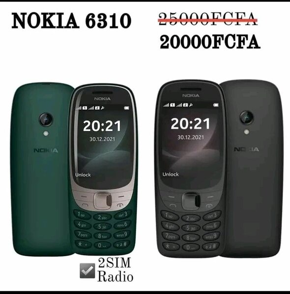 Téléphone Nokia 6310 classique